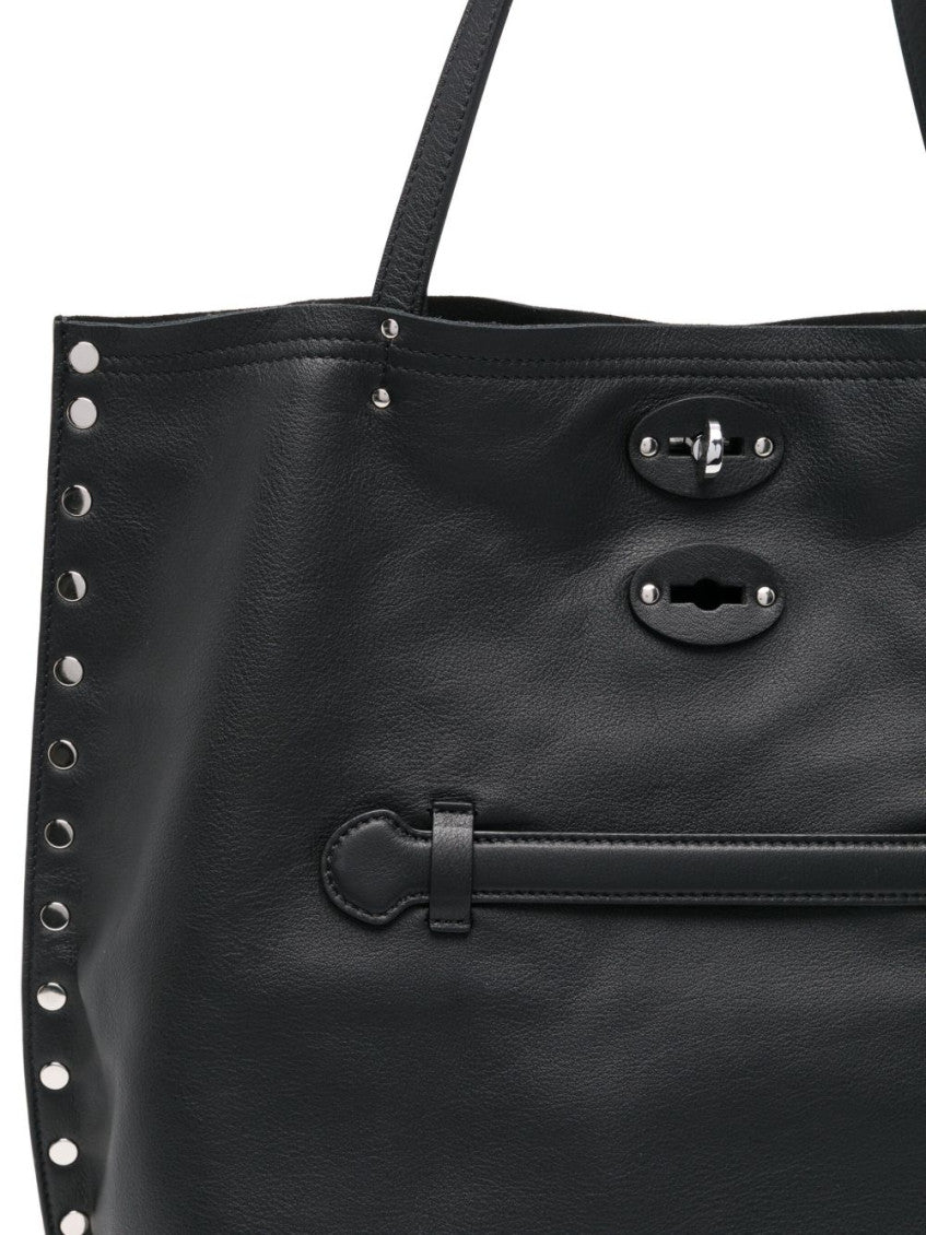Black Dotta Centauro Small Tote Bag 2