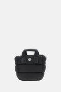 Black Logo Top Zip Tote 1