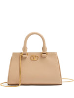 Pink VLogo Signature Mini Satchel 1