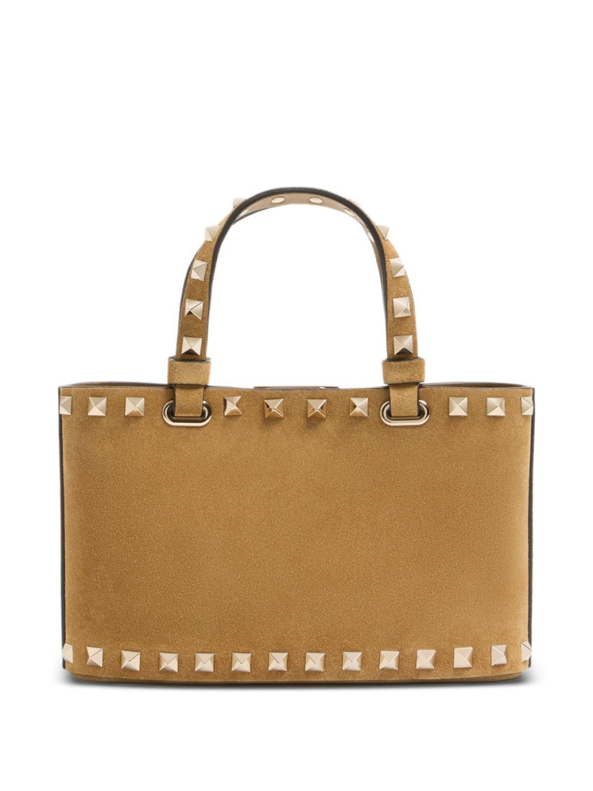 Beige Rockstud Mini Satchel 2