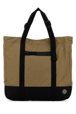 Khaki Logo Tote 1