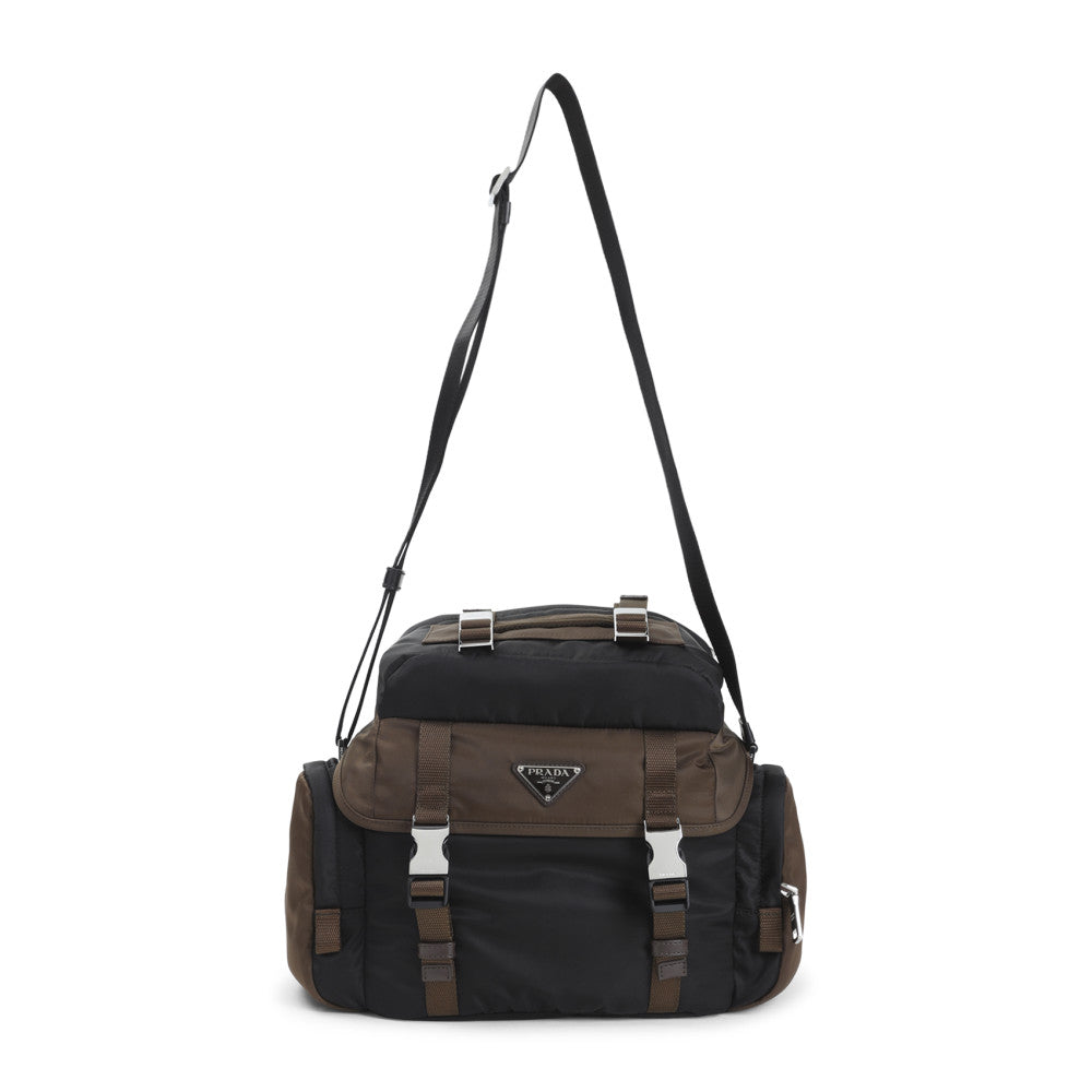 Black Logo Large Crossbody Bag 1