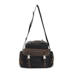 Black Logo Large Crossbody Bag 1