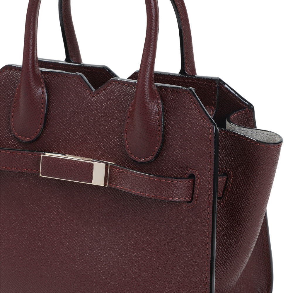 Maroon Milano Micro Satchel 3