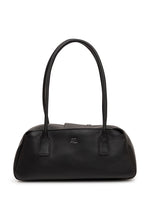 Black Strip Medium Shoulder Bag 1