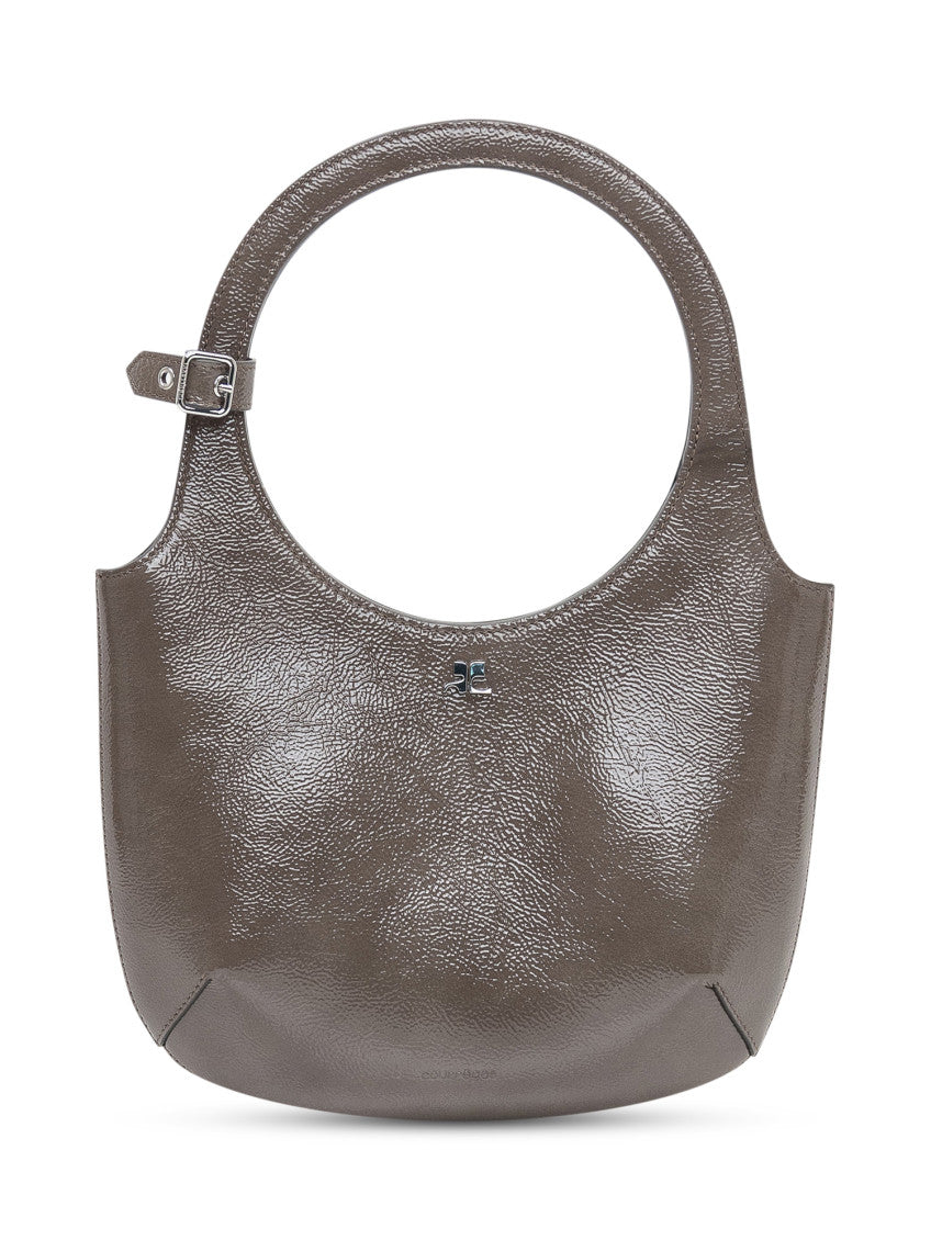 Truffle Holy Naplack Medium Shoulder Bag 1