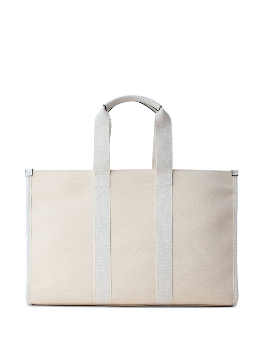 White Logo Large Tote 2