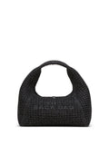 Black The Crochet Mini Sack Bag 1