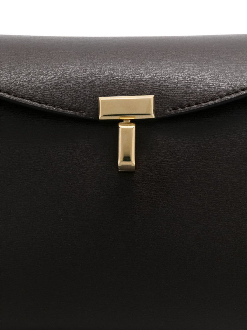 Brown T-Lock Medium Shoulder Bag 4