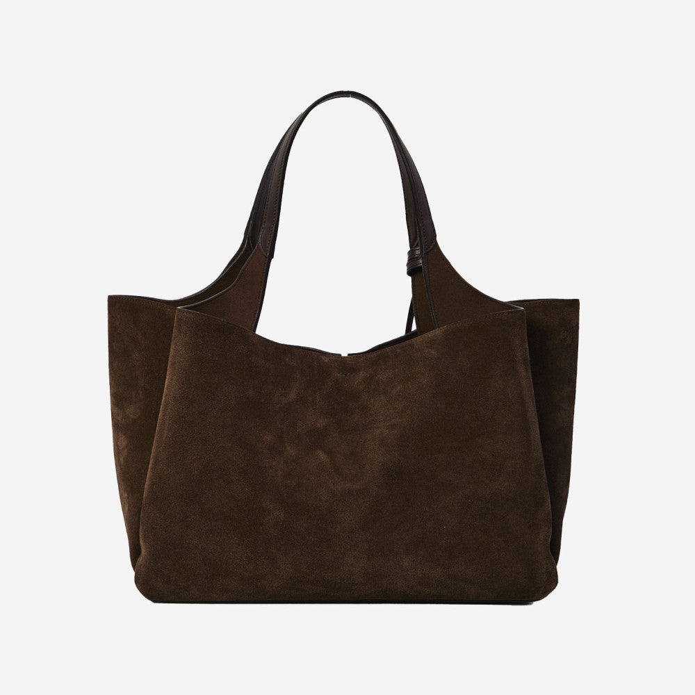 Dark Brown T Timeless Medium Tote 3