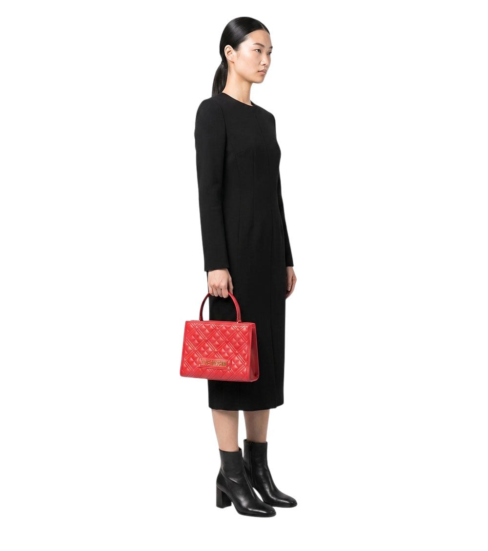 Red Logo Small Satchel 4