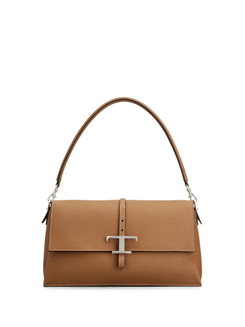 Brown T Timeless Small Shoulder Bag 1