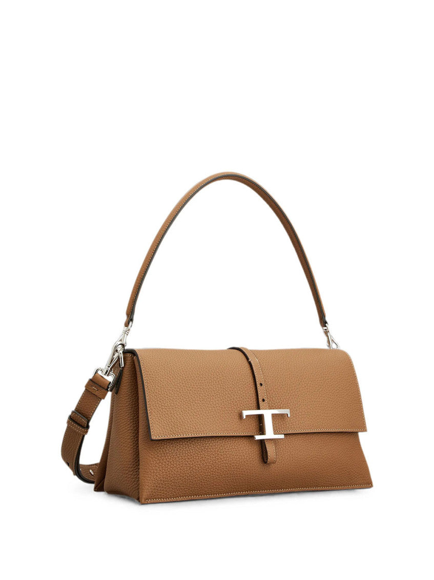 Brown T Timeless Small Shoulder Bag 2
