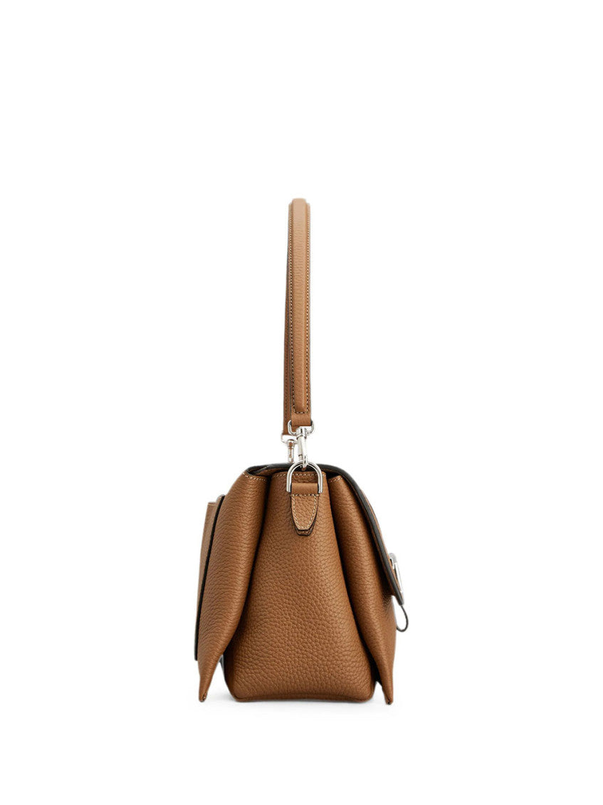 Brown T Timeless Small Shoulder Bag 4