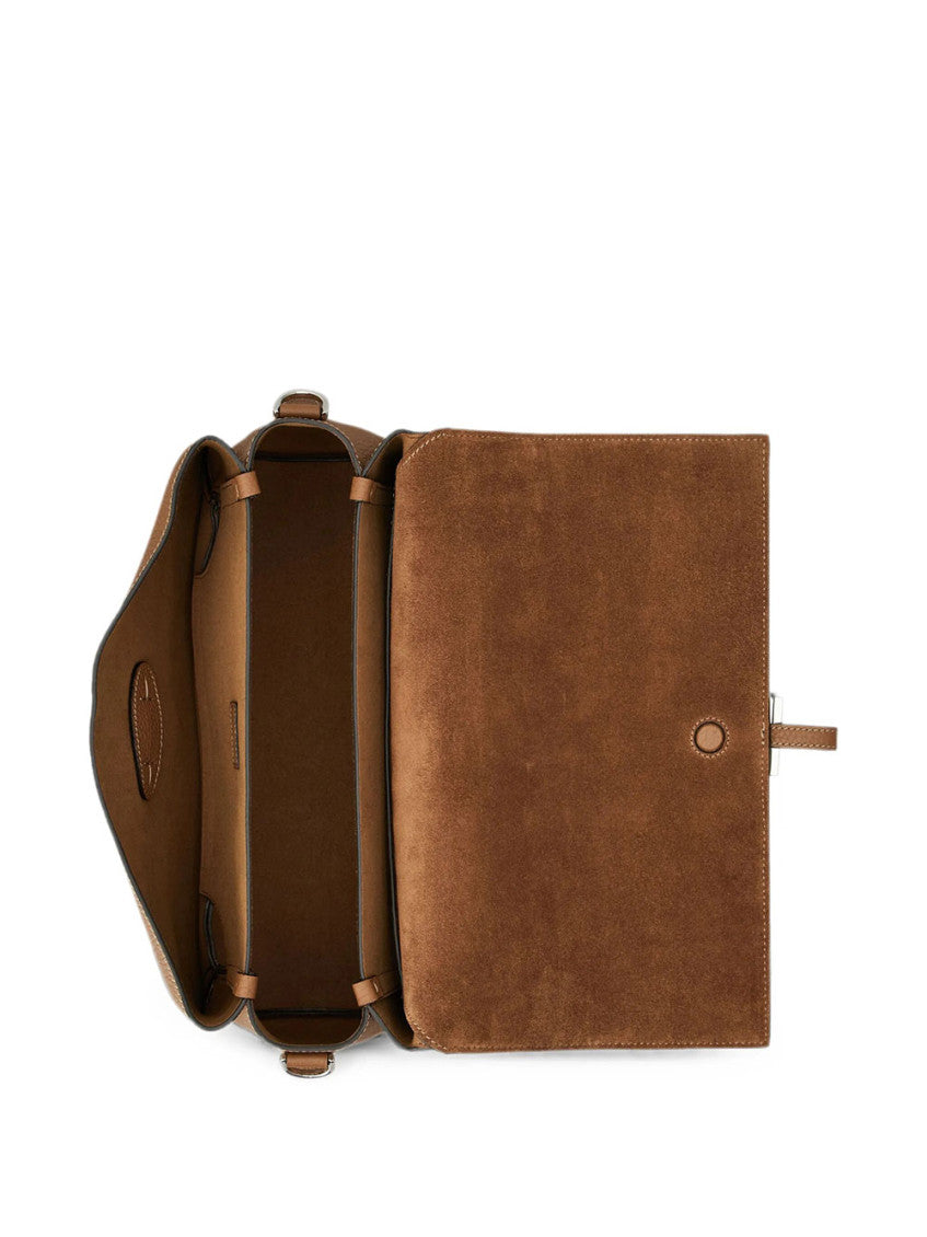 Brown T Timeless Small Shoulder Bag 5