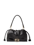Black Logo Large Shoulder Bag 1