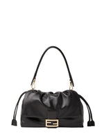 Black Logo Large Shoulder Bag 1