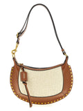 Beige Oskan Moon Medium Shoulder Bag 1