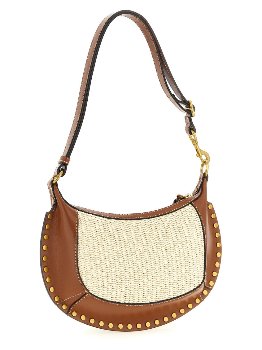 Beige Oskan Moon Medium Shoulder Bag 2