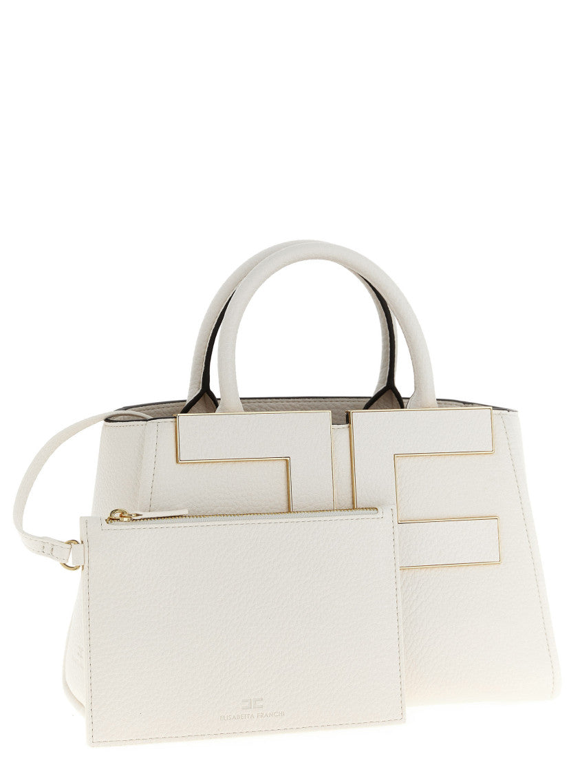 White Logo Small Satchel 3