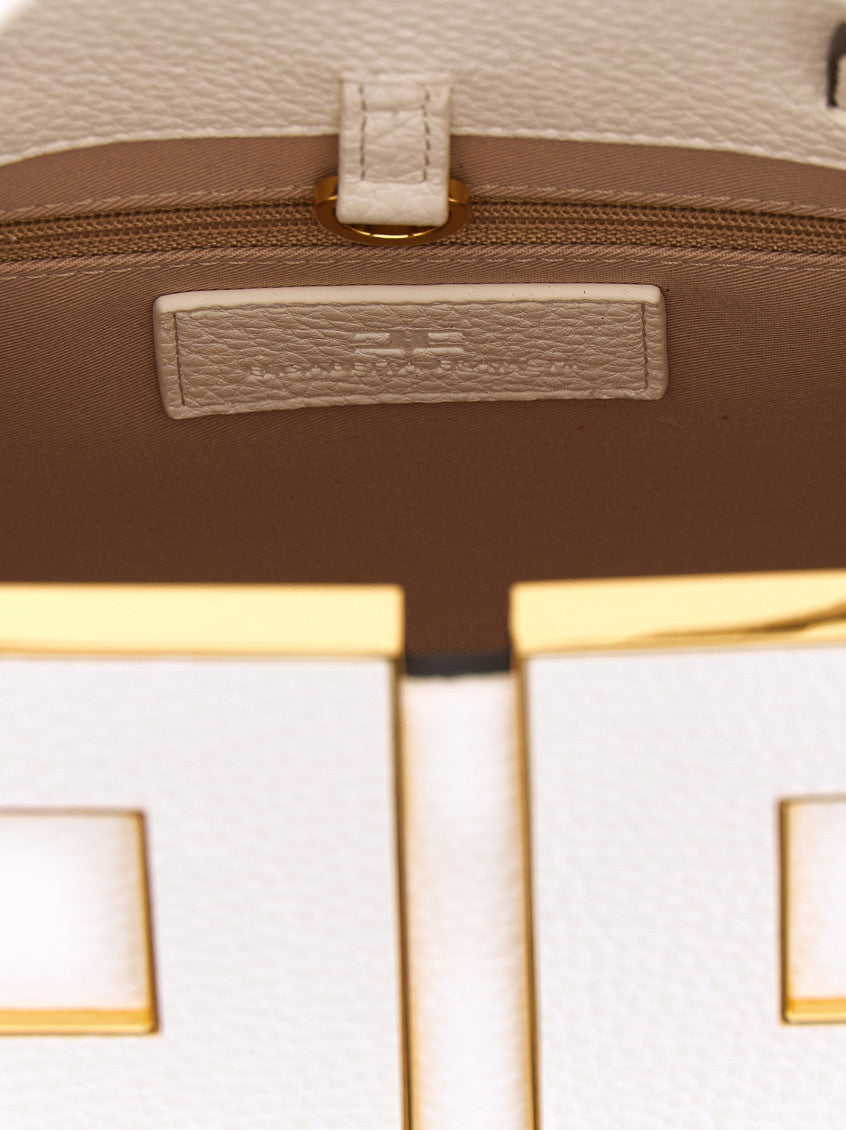 White Logo Small Satchel 4