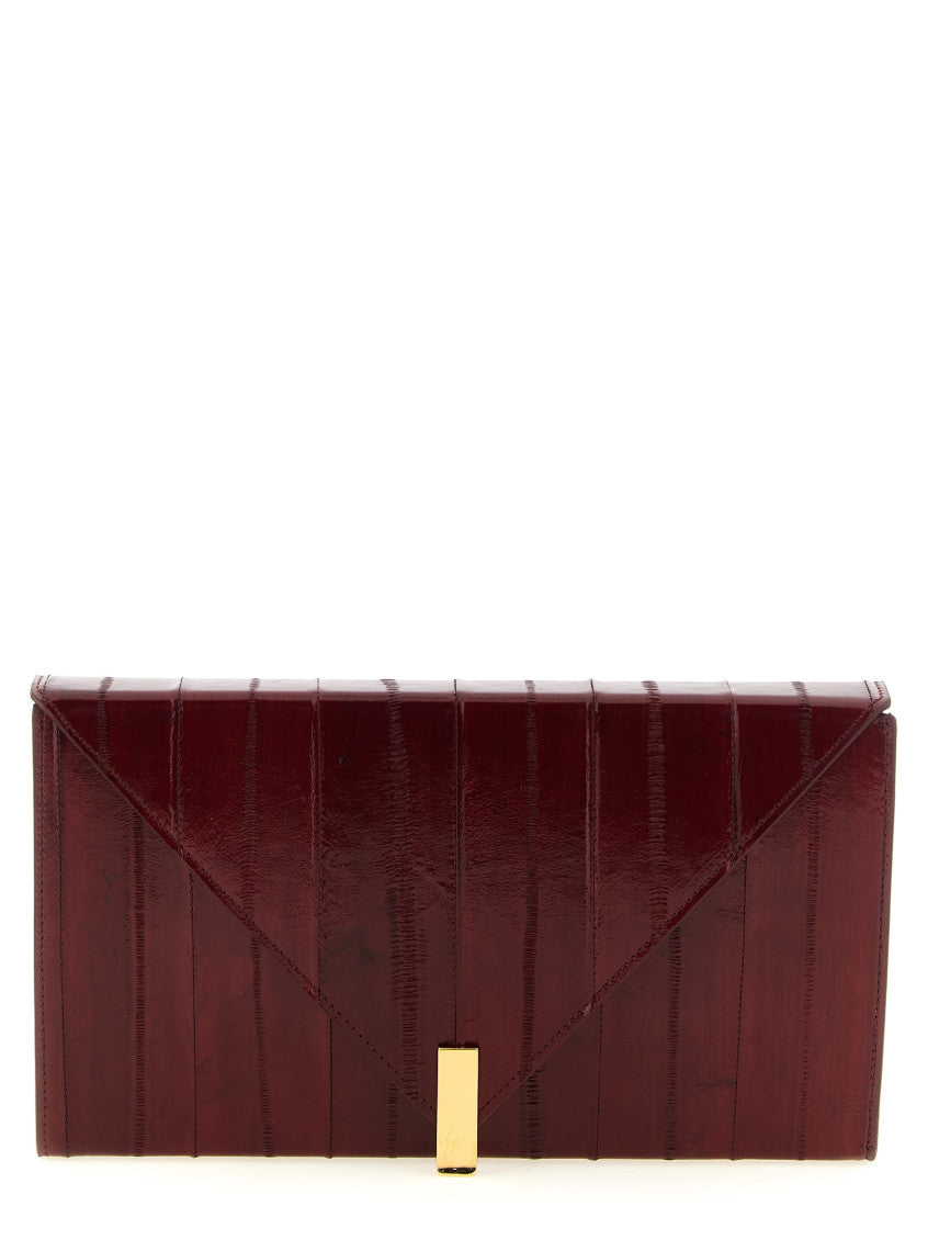 Maroon Tuxedo Clutch 1