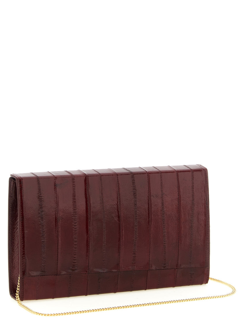 Maroon Tuxedo Clutch 2