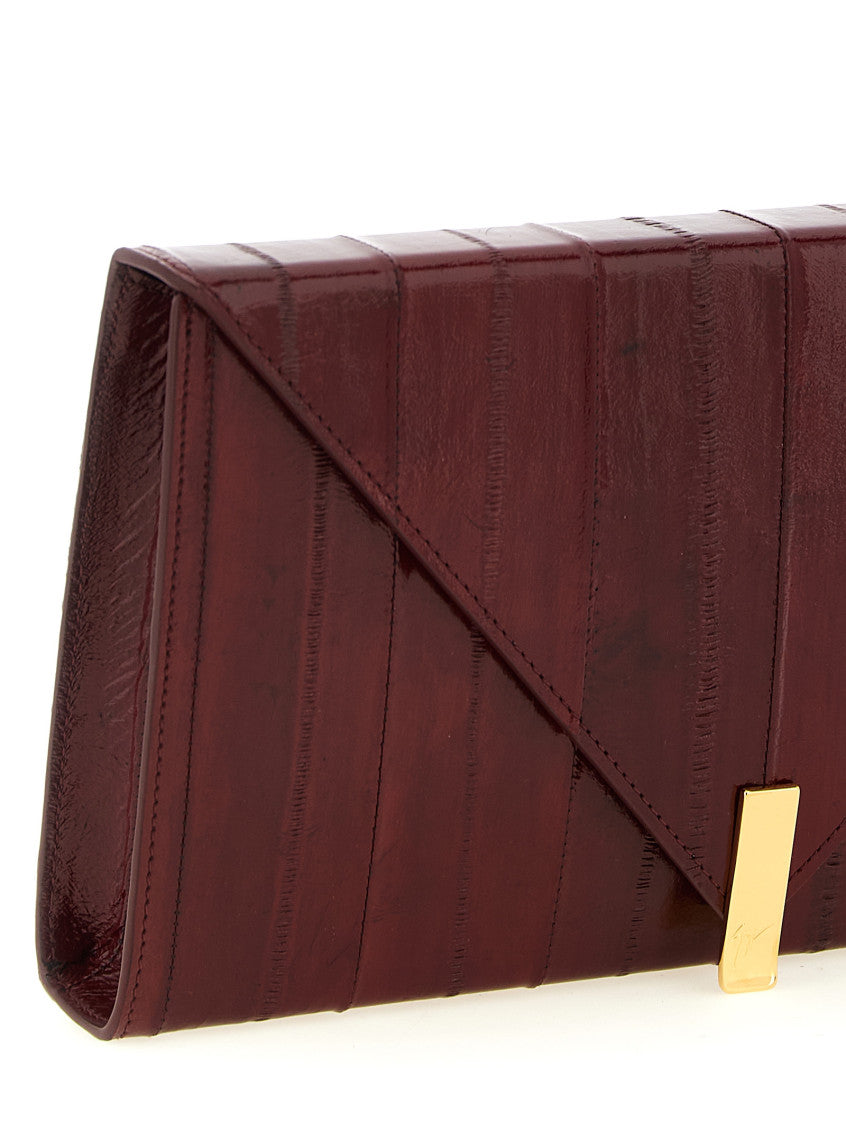 Maroon Tuxedo Clutch 3