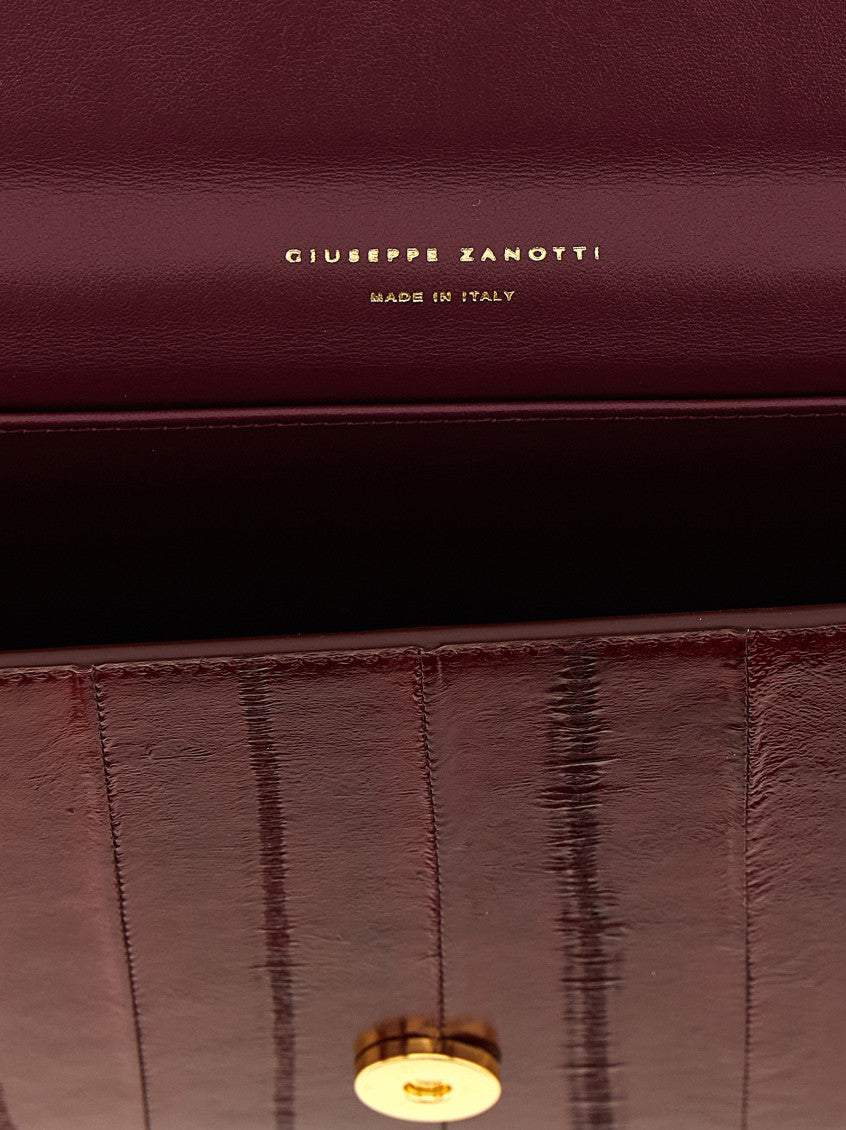 Maroon Tuxedo Clutch 4
