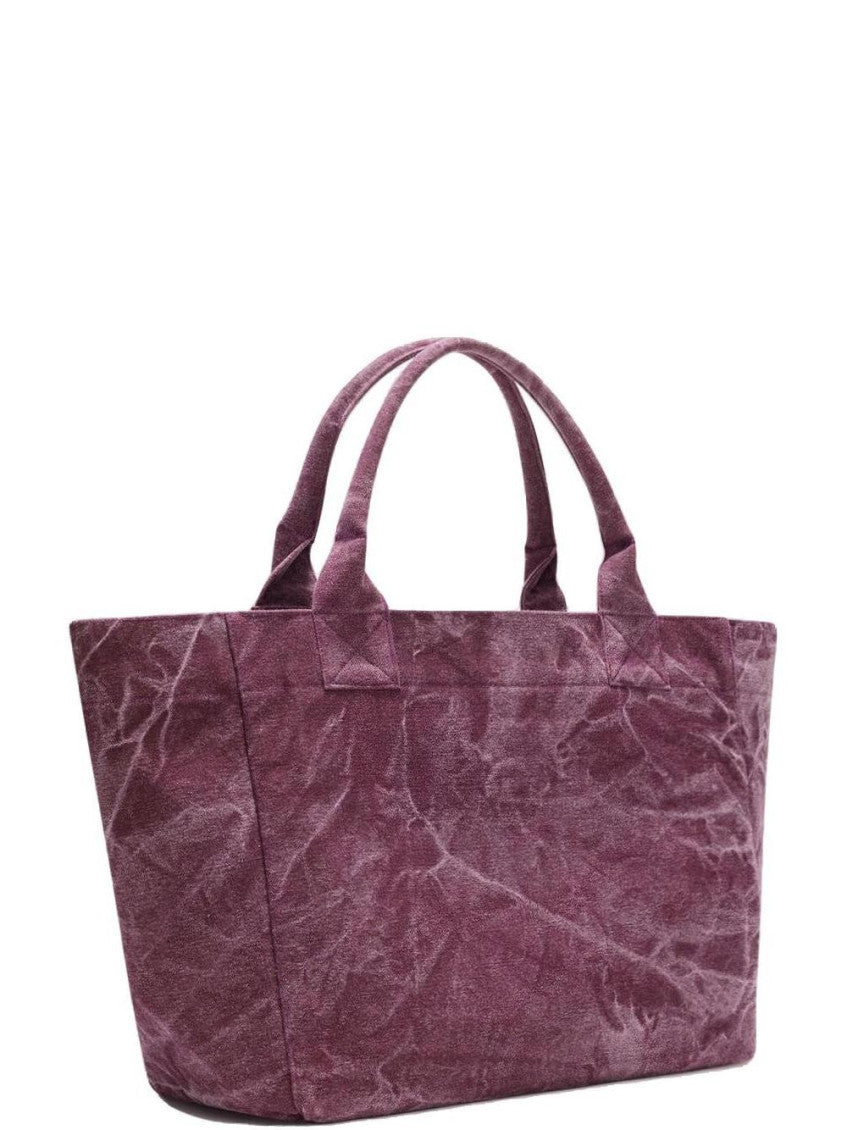 Maroon Forest Teddy Medium Tote 2