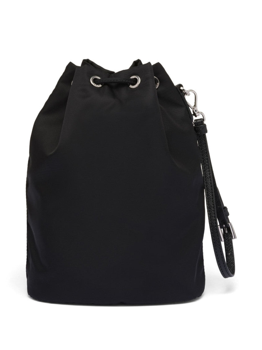 Black Re-nylon Drawstring Pouch 2