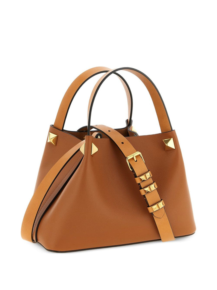 Brown Vlogo Signature Small Satchel 3