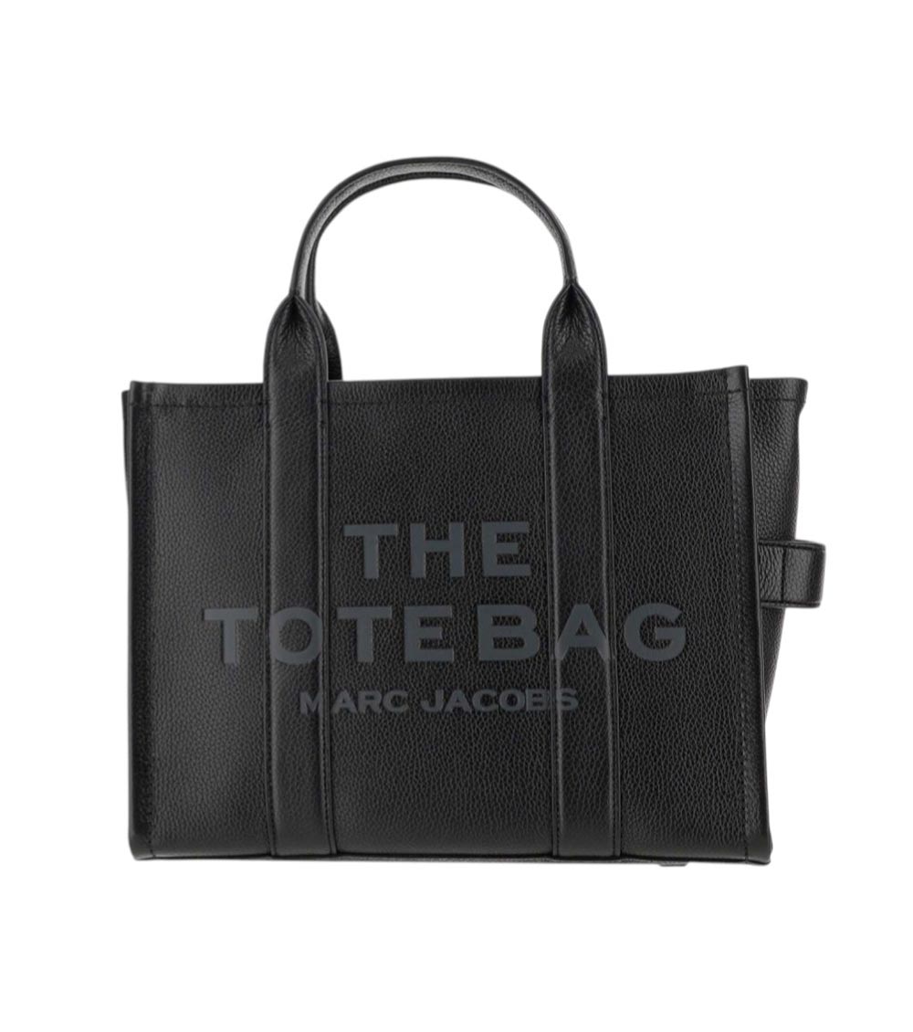 Black The Leather Medium Tote 1