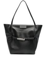 Black Leather clutch bag 1