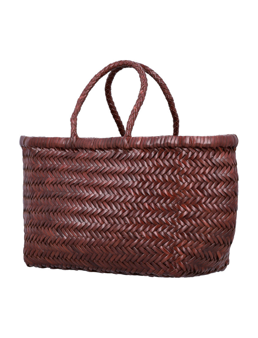 Dark Brown Triple Jump Small Tote 3