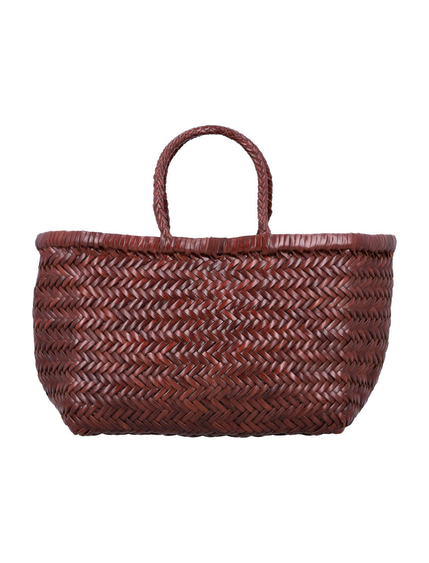 Dark Brown Triple Jump Small Tote 4