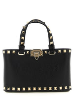 Black 'Rockstud' Mini Satchel Bag 1