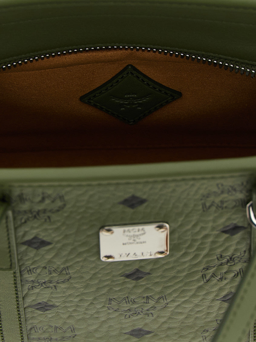 Green Toni Top Zip Mini Tote 4