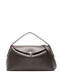 Brown T-Lock Large Shoulder Bag 1