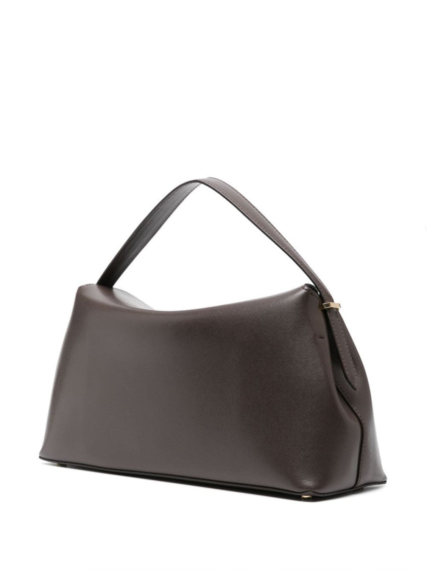 Brown T-Lock Large Shoulder Bag 2