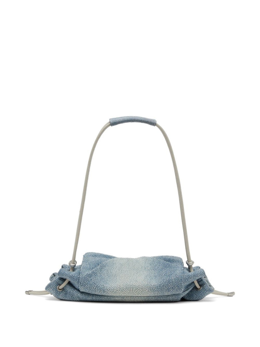 Denim Scrunch-D Large Shoulder Bag 2