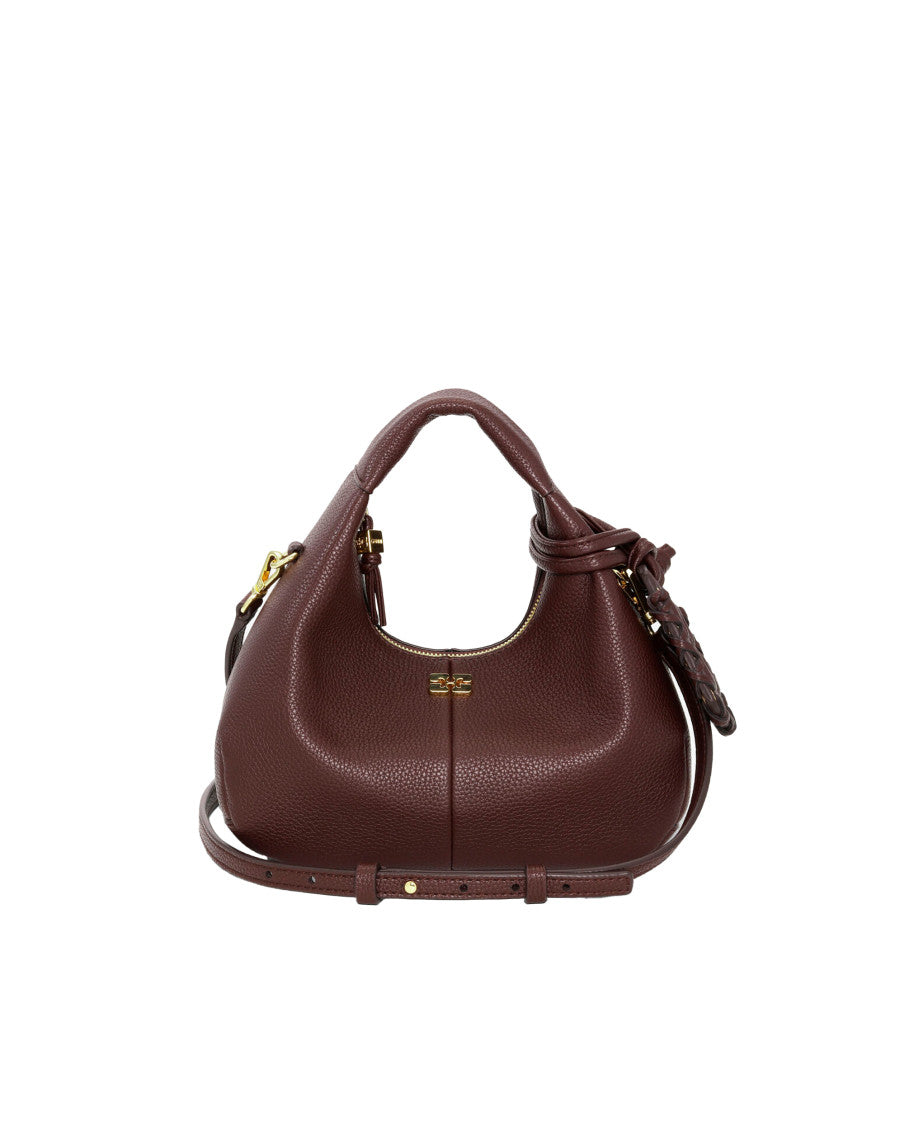 Brown Logo Mini Hobo 1