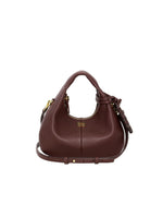 Brown Logo Mini Hobo 1