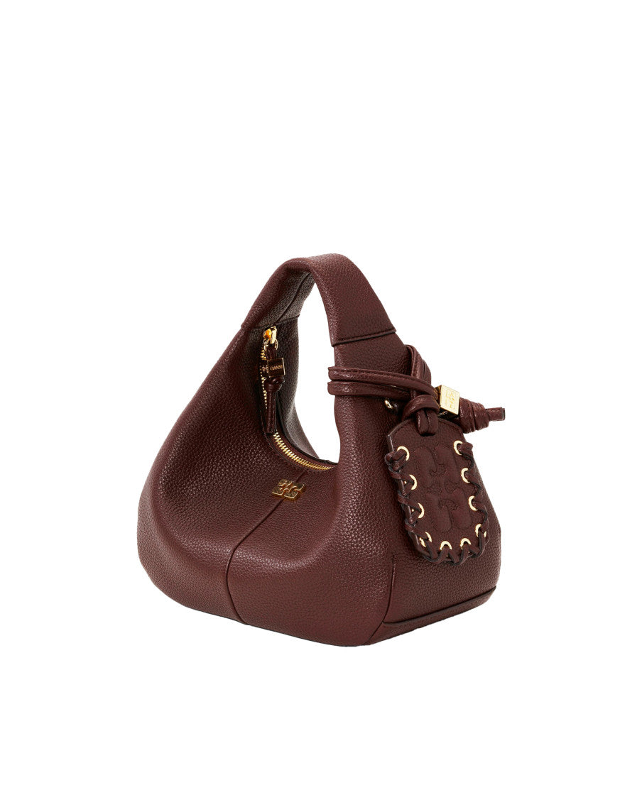 Brown Logo Mini Hobo 2