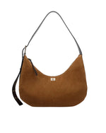 Brown Logo Large Shoulder Bag 1