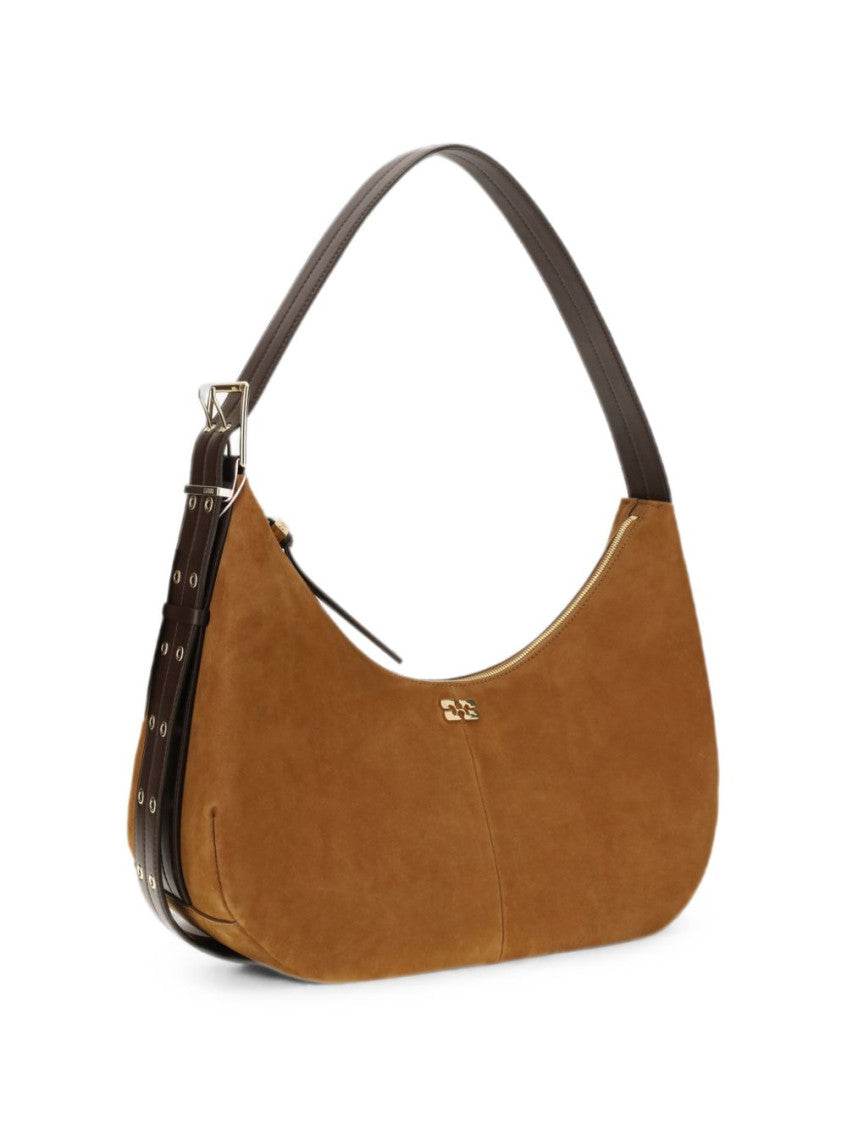 Brown Logo Large Shoulder Bag 2