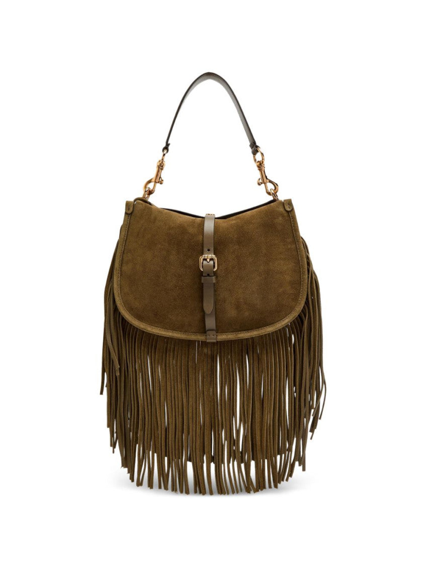 Brown Pony Large Shoulder Bag 1