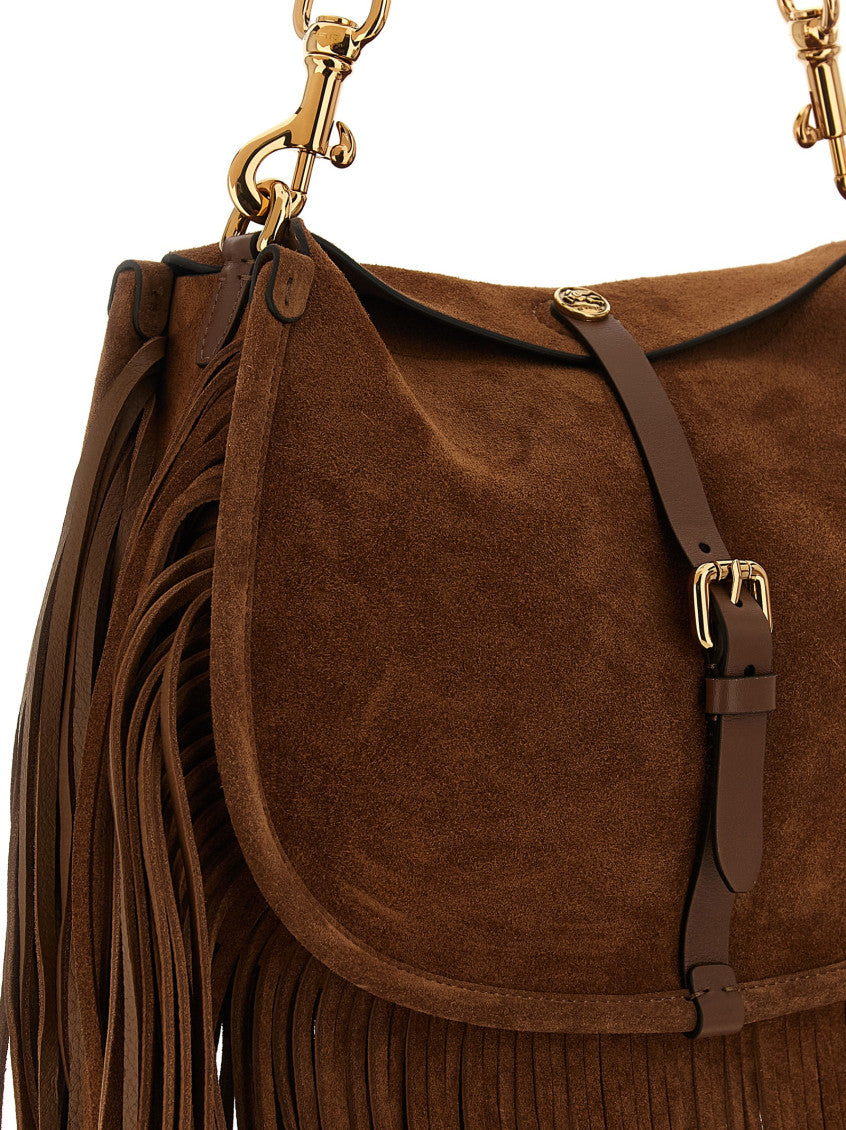 Brown Pony Large Shoulder Bag 4