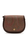 Brown Paisley Print Small Crossbody Bag 1