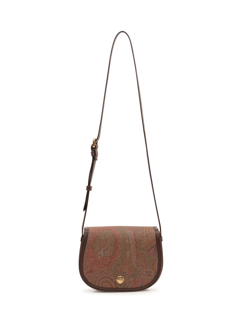 Brown Paisley Print Small Crossbody Bag 2